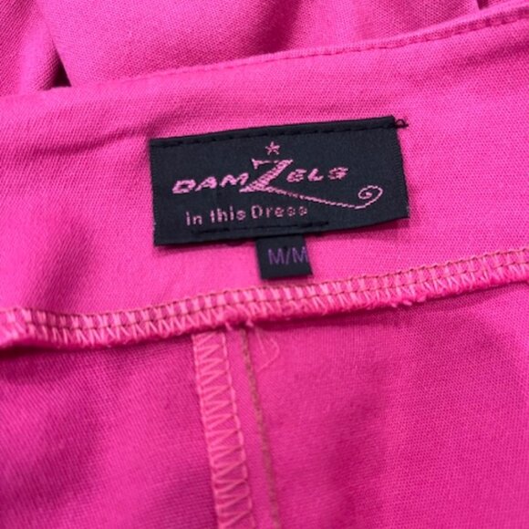 DAMZELS IN THIS DRESS  - Medium - Hot Pink Strapless Summer Dress - Picture 11 of 11